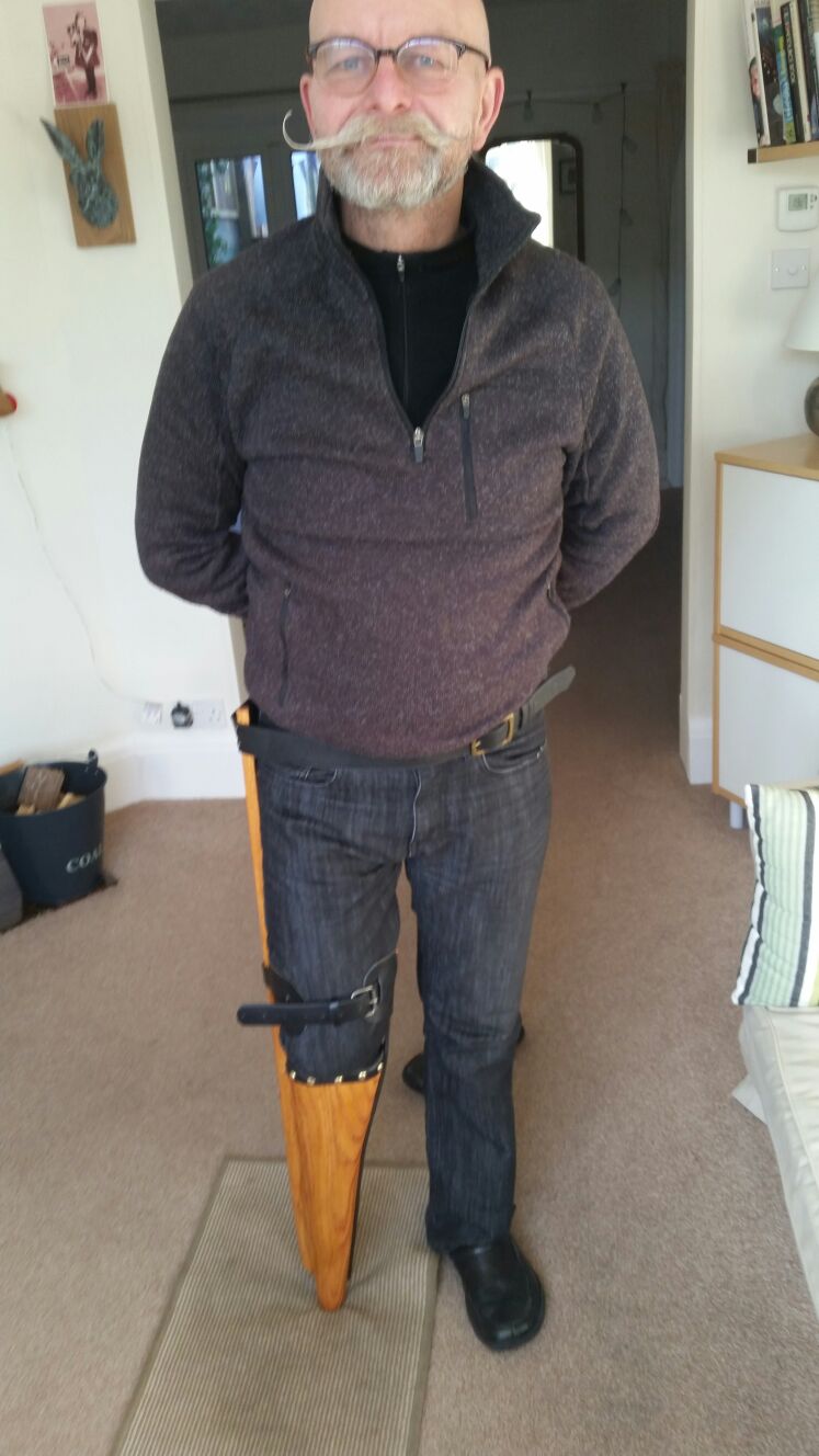 Experimental Reconstruction of a Century Lower Limb